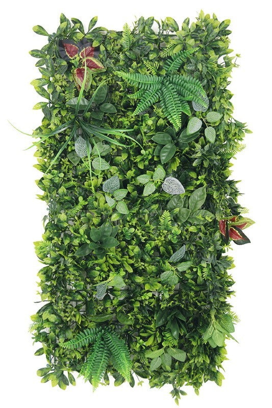 Articifial Foliage - Lush Green Leaf Wall Panel (Fern)