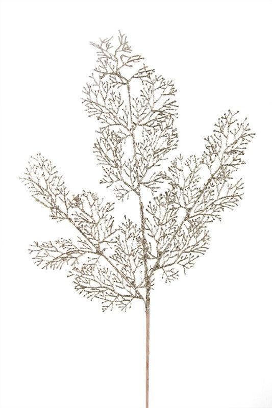 Articifial Foliage - Glitter Filler Spray 'Coral' - Set of 6