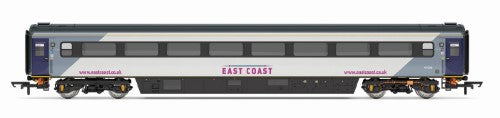 Hornby East Coast Mk3 Trailer 1st Dsbld model, detailed and era-appropriate for railway enthusiasts, compatible with Hornby tracks.