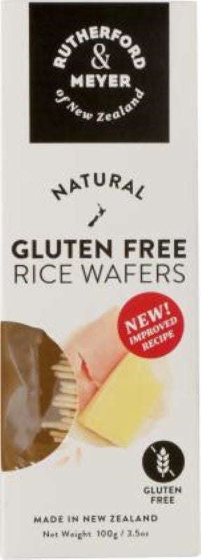 Wafers Rice Natural - Rutherford &amp; Meyer - 100G