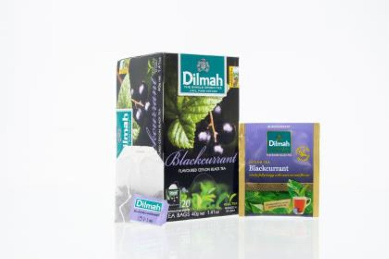 Tea Bag Blackcurrant Flavoured Ceylon Black Tea - Dilmah - 20PC