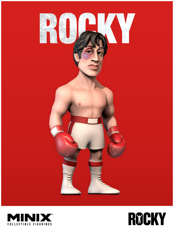 MINIX ROCKY collectible figurine capturing the essence of Rocky Balboa, perfect for fans and collectors.