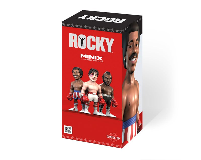 Minix Rocky (Apollo) figurine depicting Apollo Creed, showcasing intricate details of the iconic heavyweight champion.