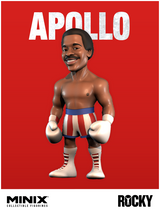 Minix Rocky (Apollo) collectible figurine showcasing Apollo Creed's detailed likeness and iconic boxing spirit.