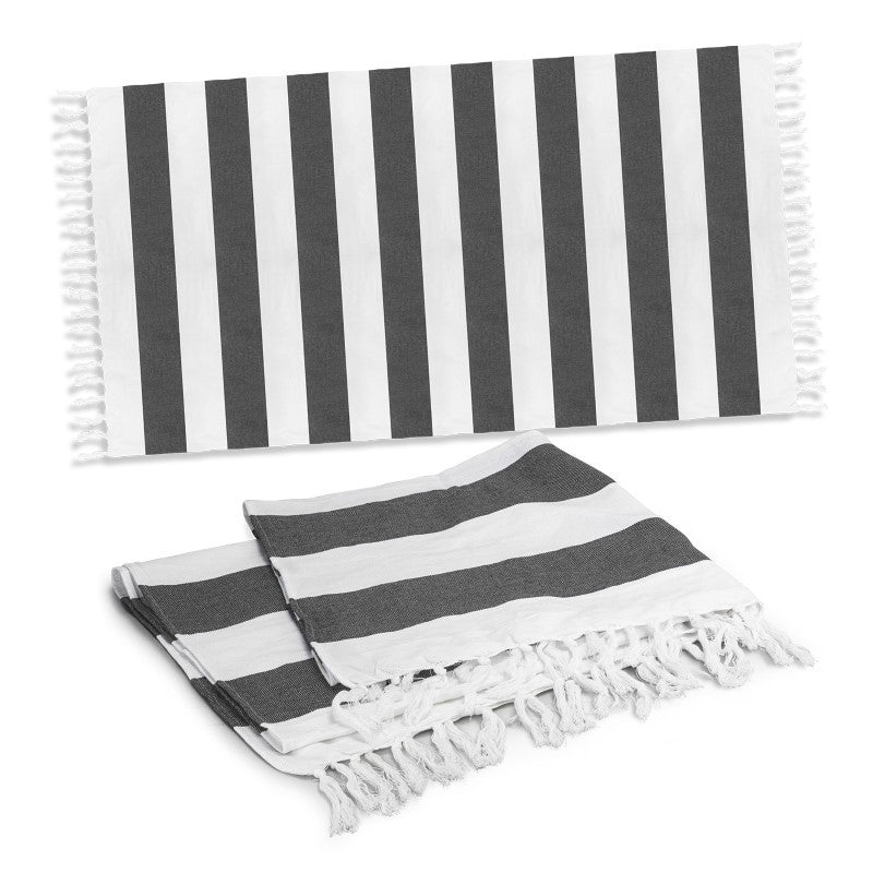 Cotton Towel - Okana (Charcoal)