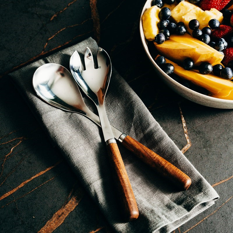 Salad Servers - Keepsake Acacia