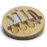 Cheese Board - NATURA Glass  Bamboo