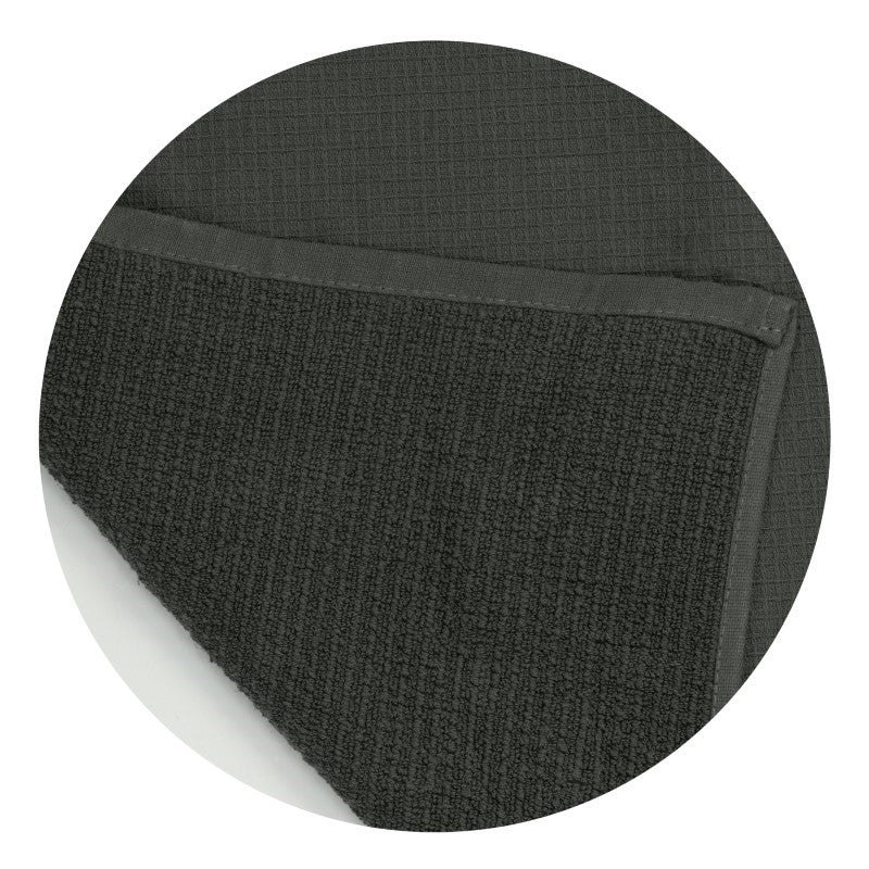 Waffle Towel - Rochester (Charcoal)