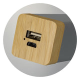Power Bank - NATURA Limestone (Charcoal)