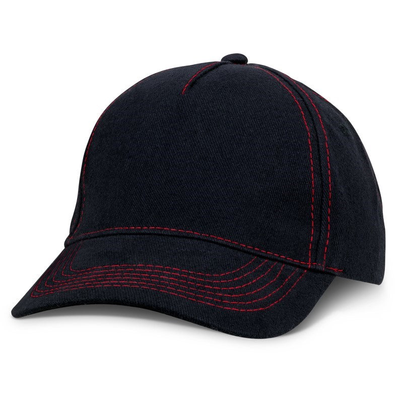 Cap - Raven Black/Red (Set of 10)
