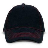 Cap - Raven Black/Red (Set of 10)
