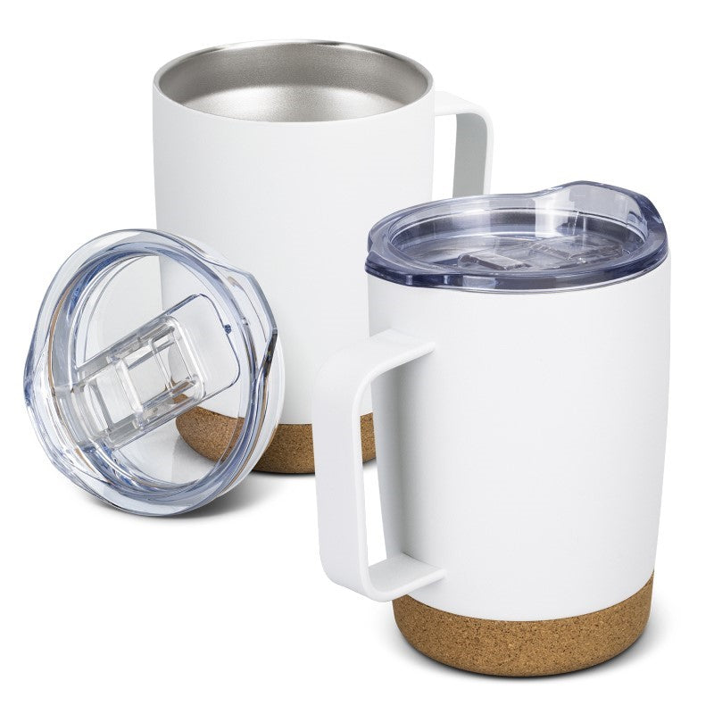 Vacuum Mug - Bardot 350ml (White)