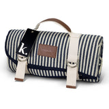 Picnic Blanket - Keepsake (Natural/Navy)