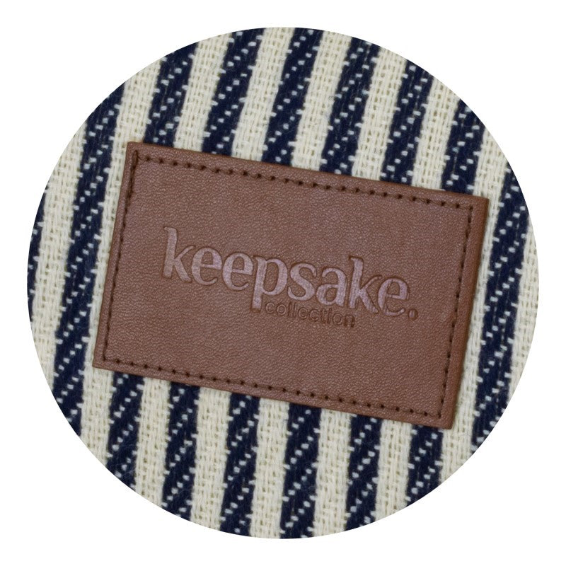 Picnic Blanket - Keepsake (Natural/Navy)