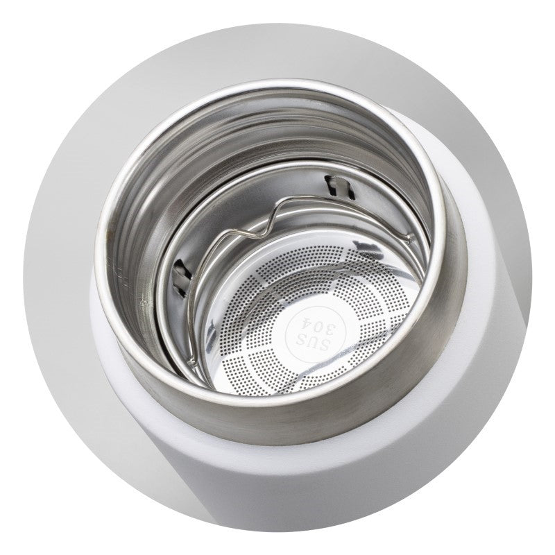 Vacuum Bottle - Mica 560ml (White/Natural)