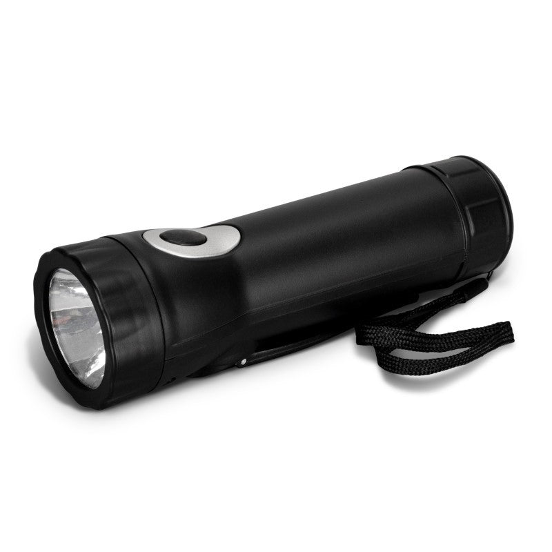 Rechargeable Torch - Dynamo (Black)
