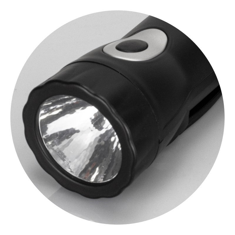 Rechargeable Torch - Dynamo (Black)