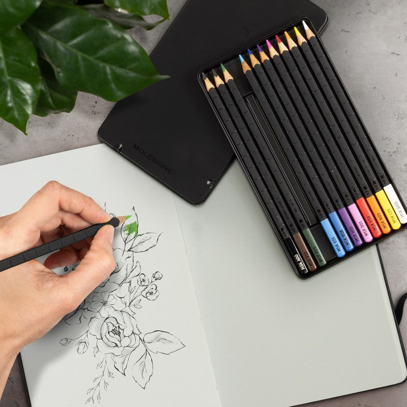 Bundle Art Sketching Kit - Moleskine (Black)