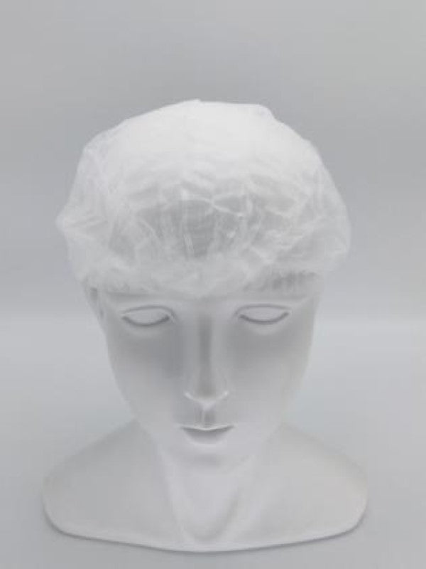 Hair Net Bouffant White 21 Inch - Workplace Solutions - 10X100PC
