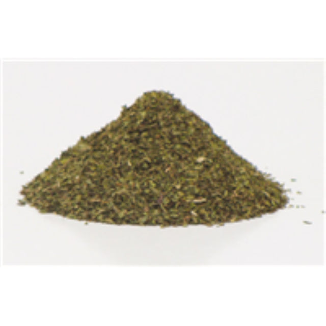 Premium 500g dried mint leaves from Egypt, steam treated for freshness, ideal for salads and meat dishes.