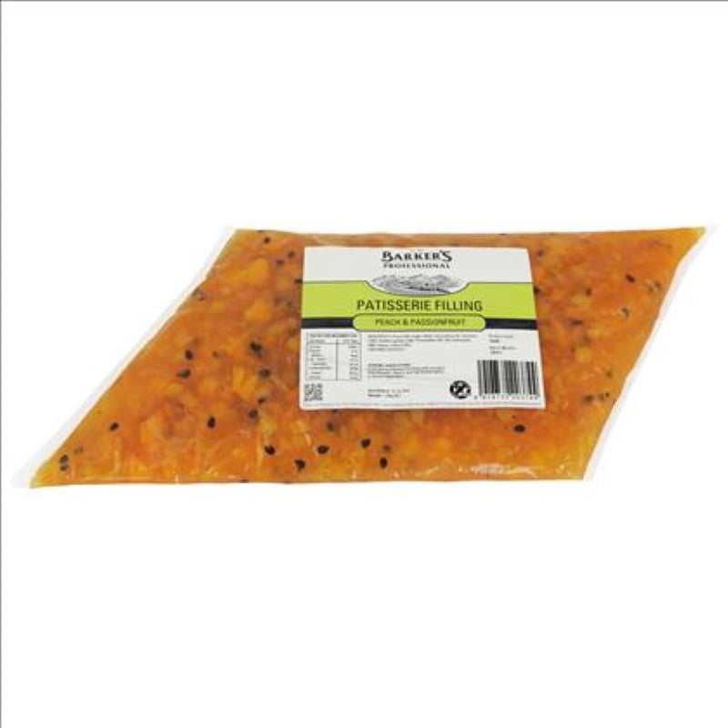 Patisserie Filling Peach Passionfruit - Barkers - 1.25KG