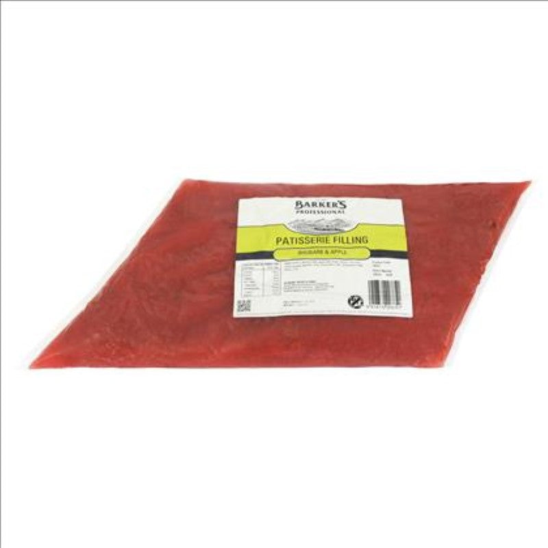 Patisserie Filling Rhubarb Apple - Barkers - 1.25KG