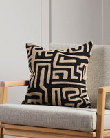 Loren Cushion - Black 50x50cm - OLLO