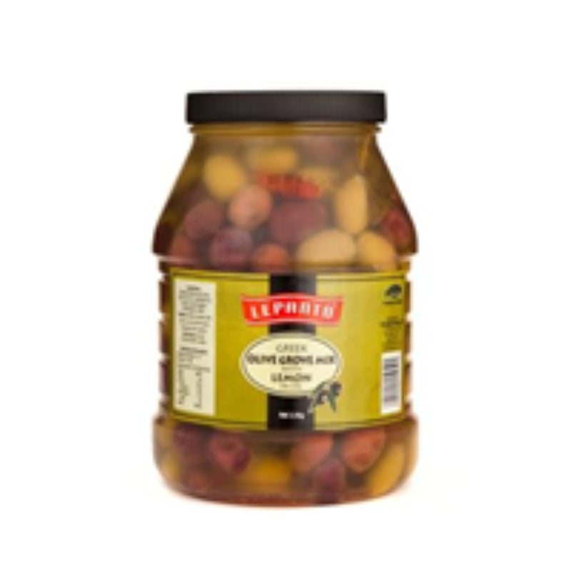 Olives Mixed Marinated In Lemon Oil - Lepanto - 2.3KG