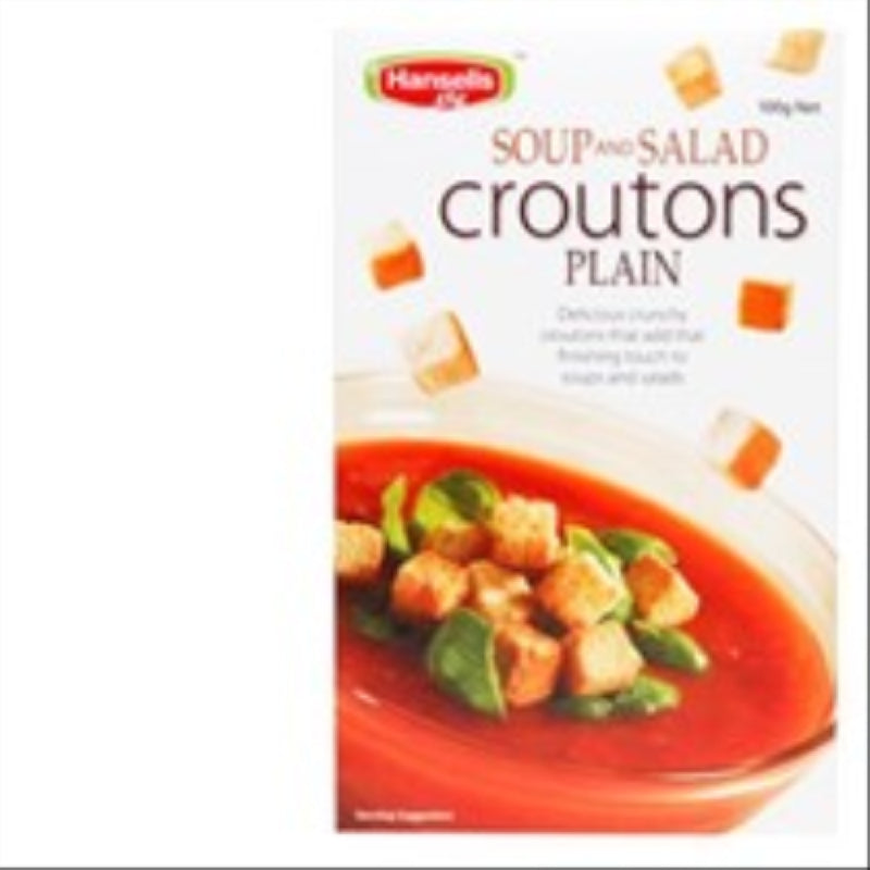 Bread Croutons Plain - Hansells - 100G