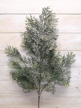 Artificial Flower -Spray - Large Frost Cedar Spray
