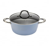 Wiltshire Easycook Blue Non-stick Casserole 24cm with glass lid