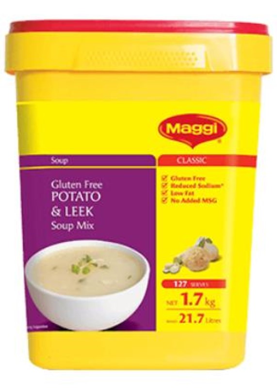 Soup Potato &amp; Leek Gluten Free - Maggi - 1.7KG