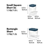 Container Set - OXO Good Grips POP 2.0 Storm Blue (3pc)
