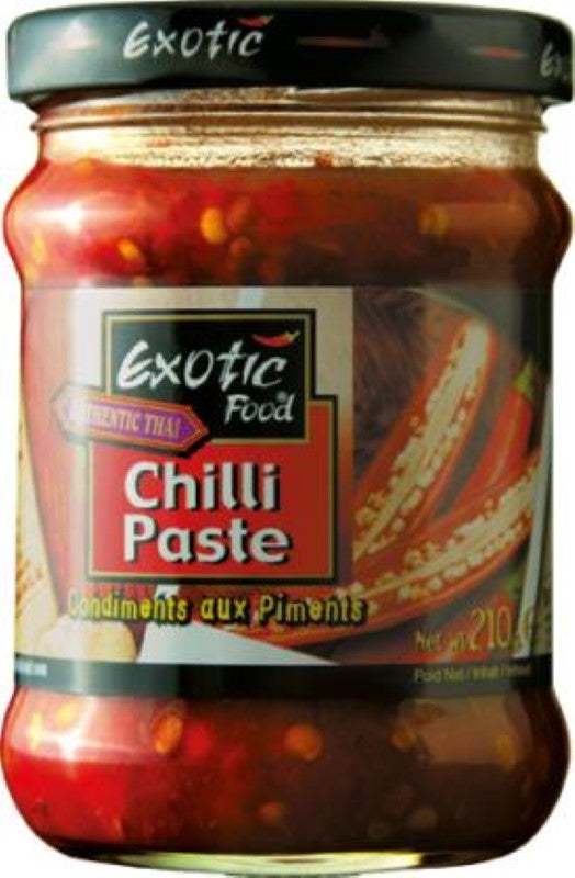 Sambal Olek Chilli Paste from Exotic Foods, 210G, adds bold flavor and heat to any dish, perfect for cooking or dipping.