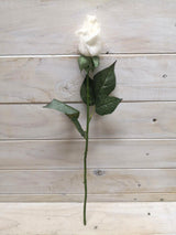 Artificial Flower -Rose - Real Touch Rose Bud Stem