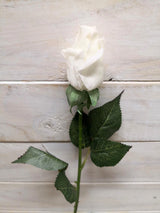 Artificial Flower -Rose - Real Touch Rose Bud Stem