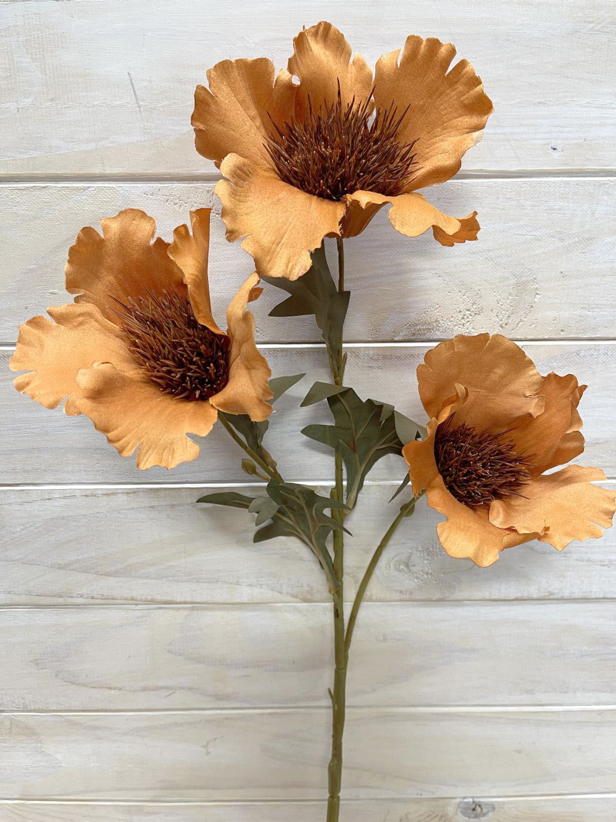 Artificial Flower -Dry Look - Kapok Flower Spray X 3