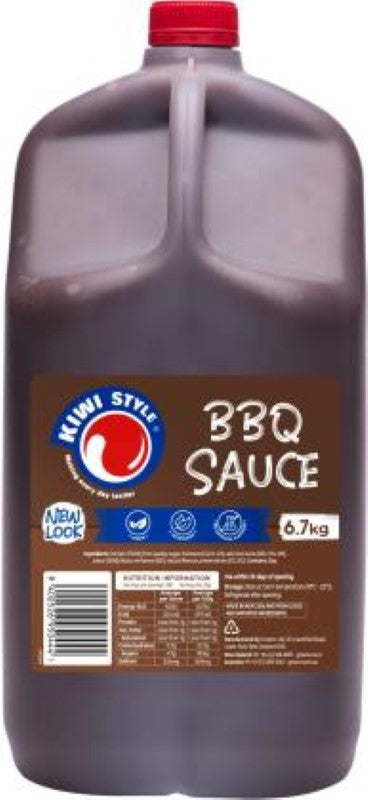 Kiwi Style Barbeque Sauce - dark, rich, 6.7KG pack, perfect for grilling, marinades, and dips with savory spice flavors.