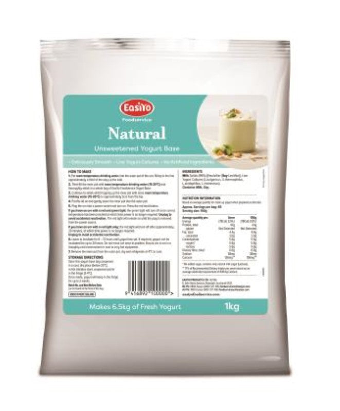 Yoghurt Base Natural Unsweetened - Easiyo - 1KG