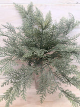 Artificial Plant -Fern  - Cedar Fern Bush Grey