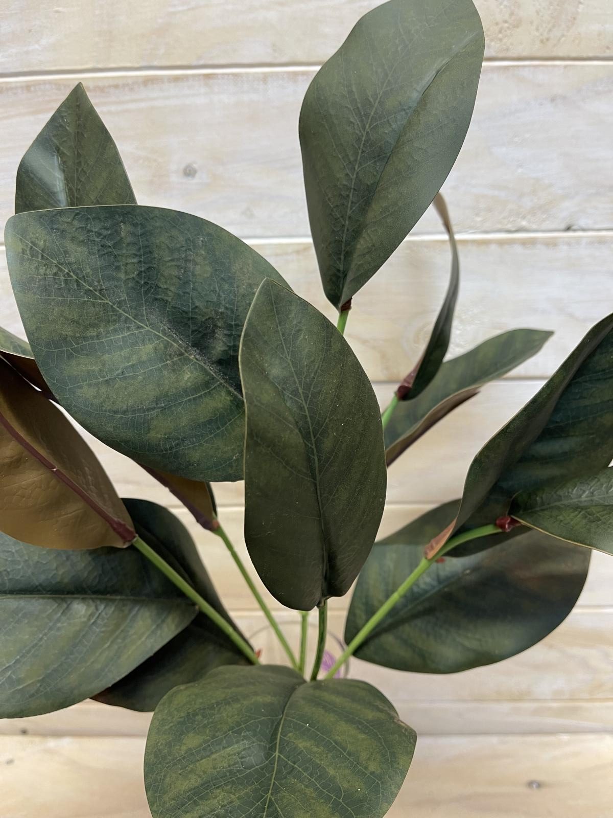 Artificial Flower -Bush - Real Touch Magnolia Leaf Bush