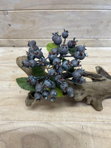 Artificial Berries - Small Rosehip Bundle X 5 (BLUE)