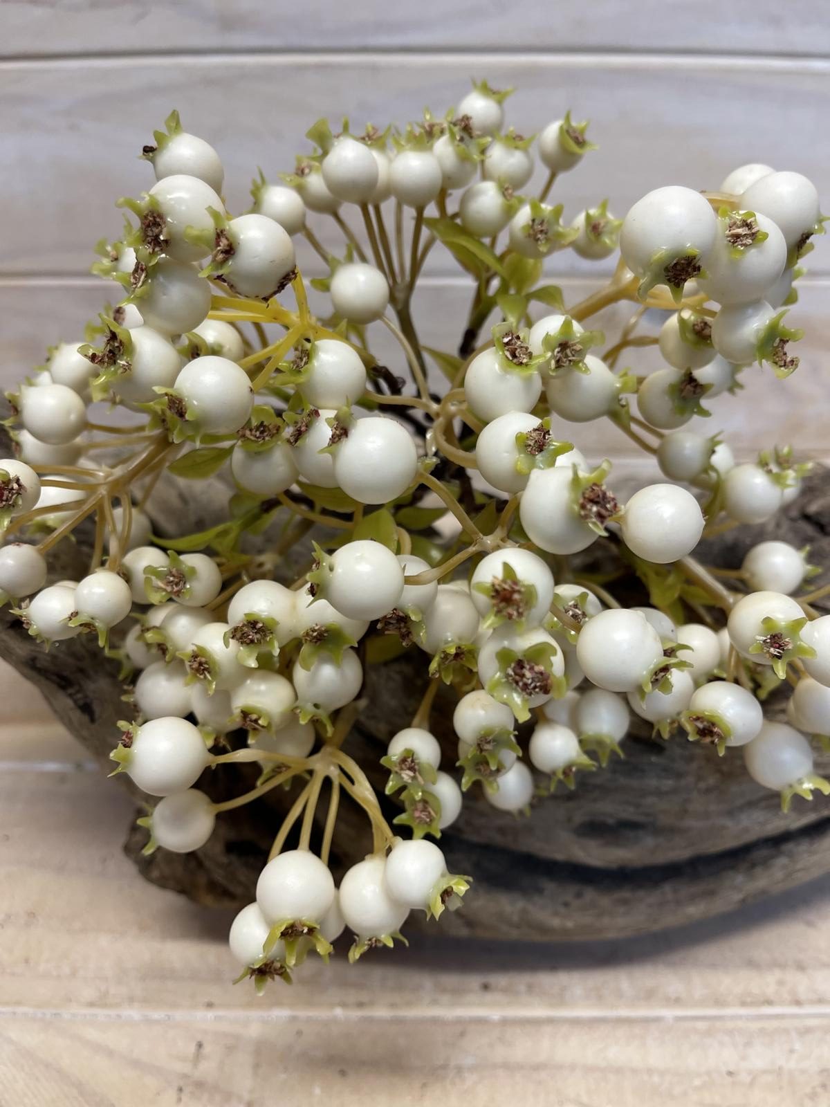 Artificial Berries  - Rosehip Bundle X 5 White