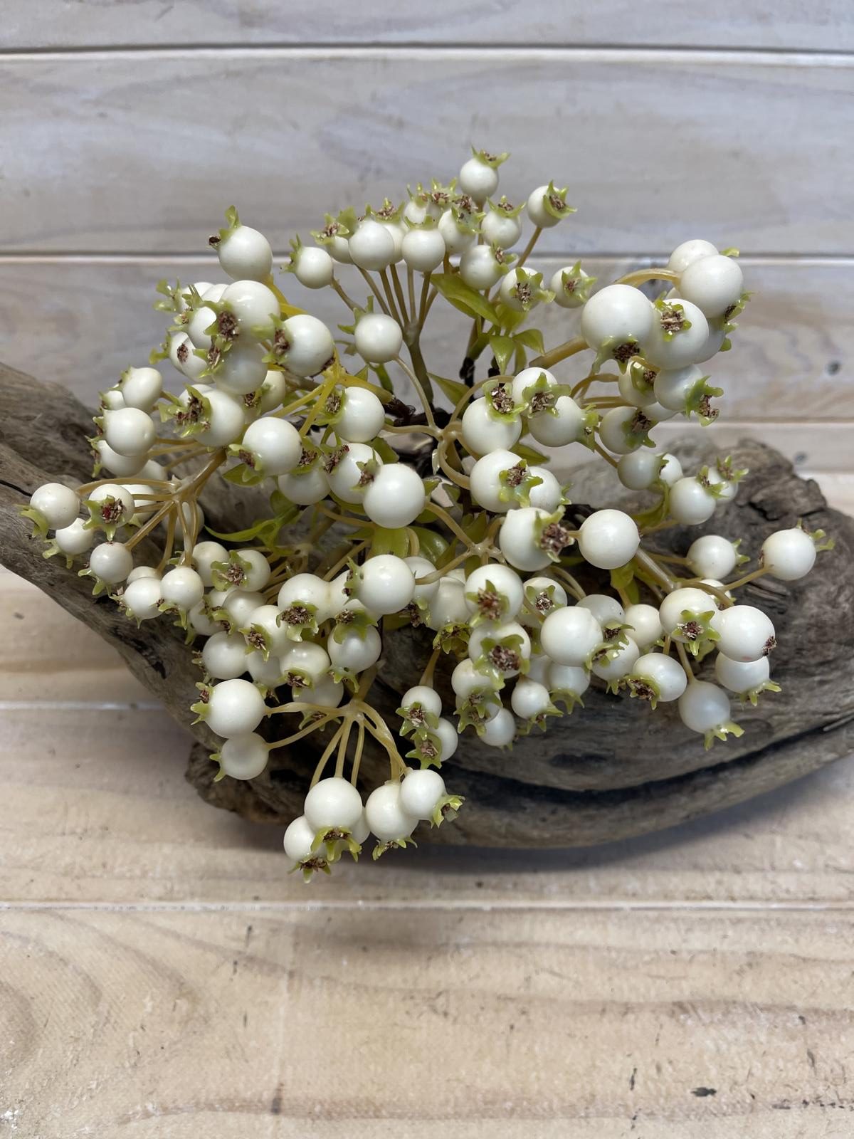 Artificial Berries  - Rosehip Bundle X 5 White