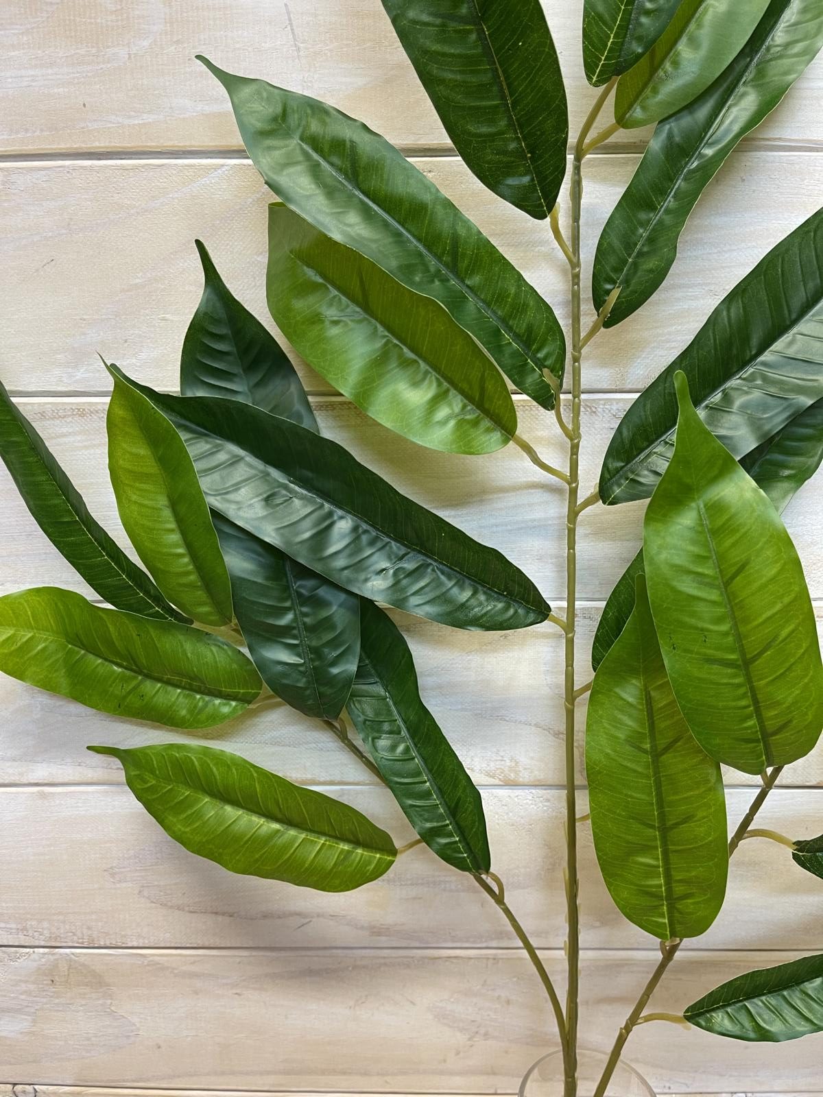 Artificial Leaf - Long Green Mango Leaf Spray