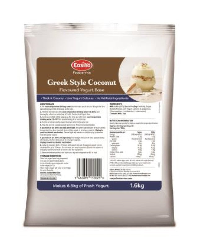 Yoghurt Base Greek & Coconut - Easiyo - 1.6KG