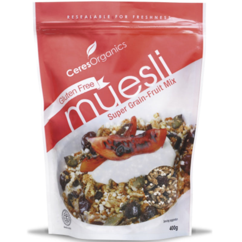 Muesli Super Grain Fruit Mix Gluten Free - Ceres - 400G