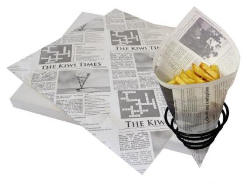 Greaseproof Sheets 400x400mm Kiwi Time - Tanco - 500PC