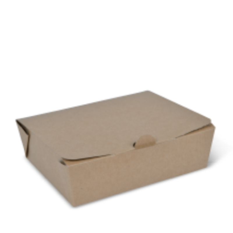 Box Takeaway Brown Medium 142x111x49mm - Detpak - 75PC