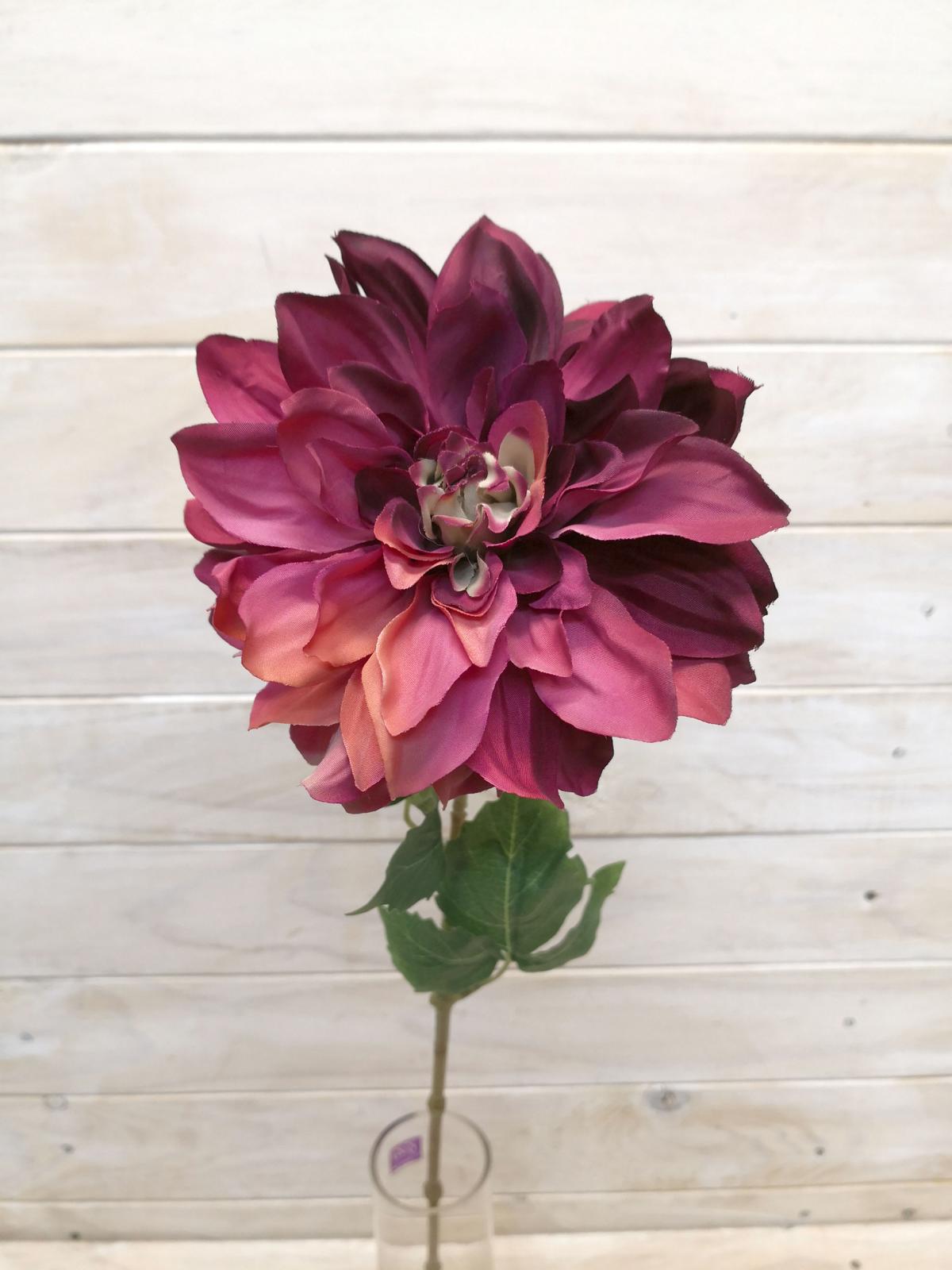 Artificial Flower -Dahlia - Single Large Dahlia Stem
